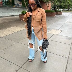 Frame Low Rise Jeans